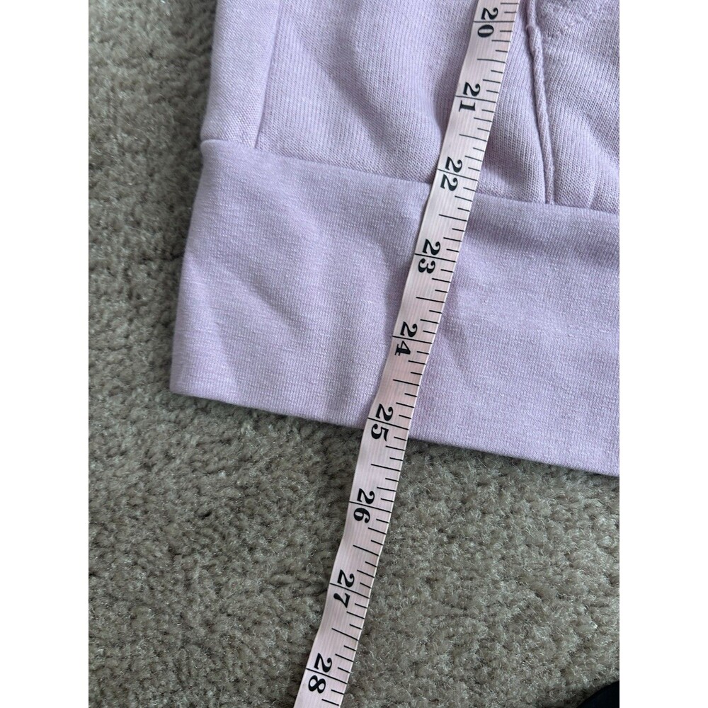 Aviator Nation Mauve Purple White Neon 5 Stripe Zip Up Hoodie Size Small - Picture 9 of 11